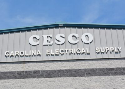 CESCO Building Facade With Sign