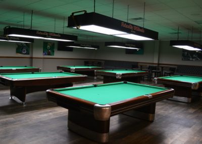 Billiards Room With Overhead Lighting