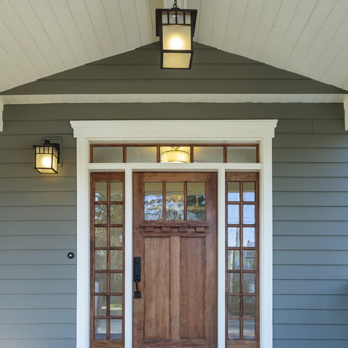 Outdoor Wall and Pendant Lights by Entryway